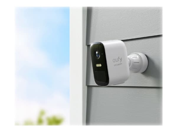 Eufy eufyCam 2C - Nätverksövervakningskamera - utomhusbruk, inomhusbruk - väderbeständig - färg (Dag&Natt) - 1080p - ljud - trådlös - Wi-Fi (paket om