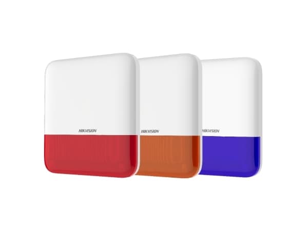 Hikvision Digital Technology DS-PS1-E-WE-RED, Röd, Vit, Akrylnitrilbutadienstyren (ABS), Vägg, IP65, 1 styck, 190 mm