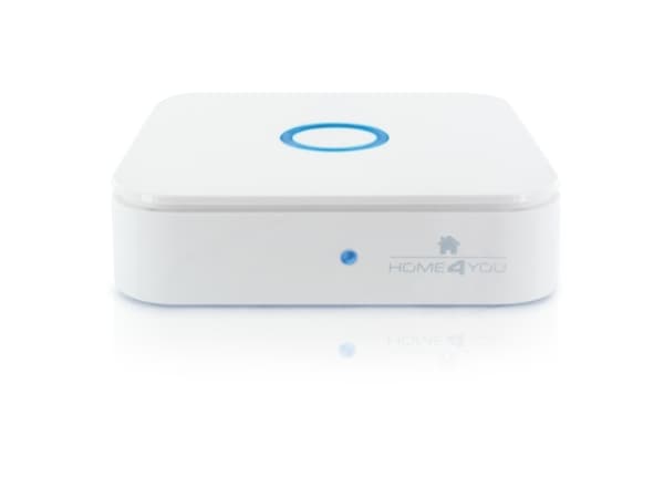 Schwaiger HA102 - Gateway - trådlös, kabelansluten - ZigBee, Wi-Fi, Z-Wave Plus - vit