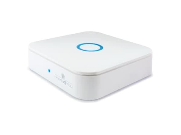 Schwaiger HA102 - Gateway - trådlös, kabelansluten - ZigBee, Wi-Fi, Z-Wave Plus - vit