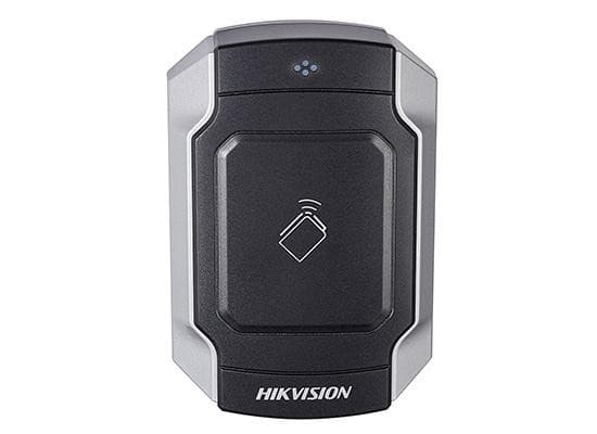 Hikvision DS-K1104M - SMART-kortläsare - RS-485, SIA 26-bit Wiegand, SIA 34-bit Wiegand - 13.56 MHz