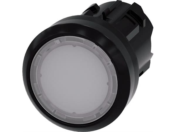Siemens 3SU10010AB600AA0, Plast, IP66, IP67, IP69, IP69K, Svart, Vit, 2,2 cm, 29,5 mm, 29,5 mm