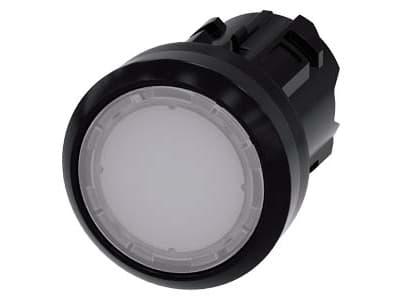 Siemens 3SU10010AB600AA0, Plast, IP66, IP67, IP69, IP69K, Svart, Vit, 2,2 cm, 29,5 mm, 29,5 mm