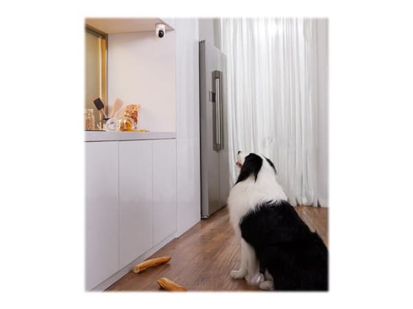 Eufy T8410 - Nätverksövervakningskamera - panorering / lutning - inomhusbruk - färg (Dag&Natt) - 1080p, 2K - ljud - trådlös - Wi-Fi - Bluetooth