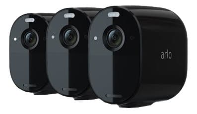 Arlo Essentials Spotlight Wirefree 3 Camera Black VMC2330B-100EUS