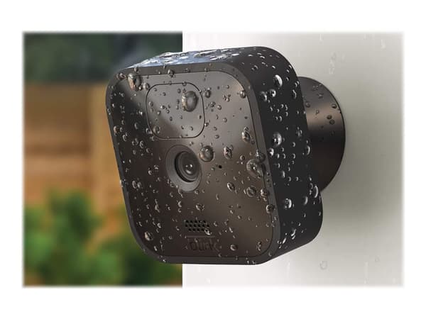 Blink Outdoor - Nettverksovervåkingskamera - utendørs - værbestandig - farge (Dag og natt) - 1080p - lyd - trådløs - Wi-Fi (en pakke 4) Sort