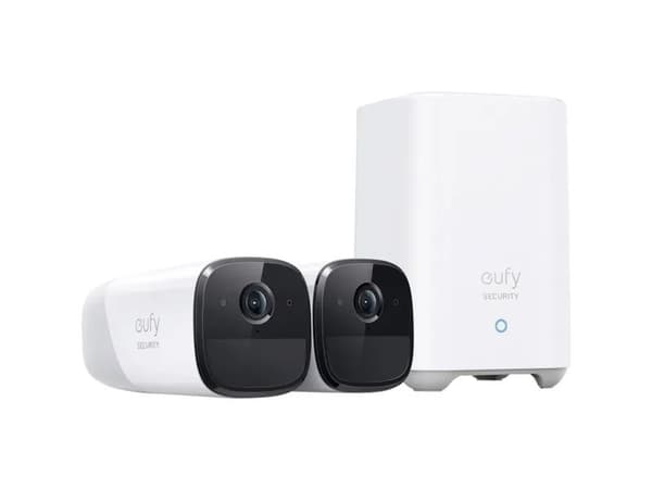 Eufy eufyCam 2 Pro -lisäkamera - Verkkovalvontakamera - ulkona, sisällä - säänkestävä - värillinen (päivä/yö) - ääni - langaton - WiFi - ADD-On-kamer