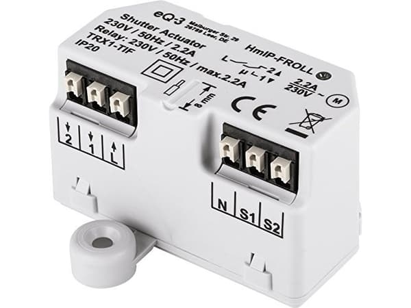 HomeMatic HmIP-FROLL, Lähetin, Valkoinen, 180 m, 868,6 MHz, IP20, CE