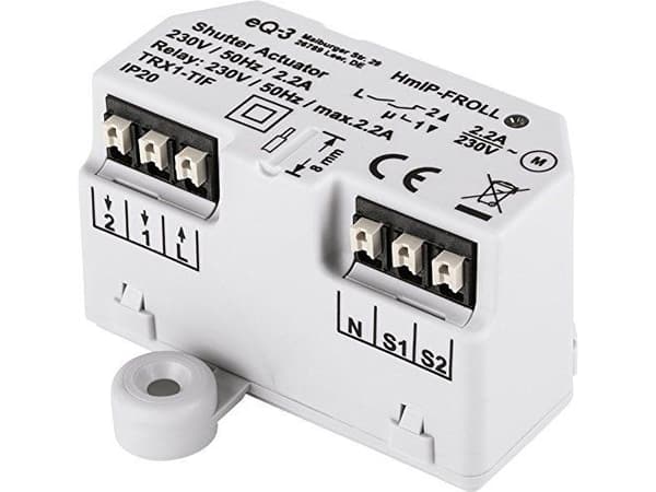 HomeMatic HmIP-FROLL, Lähetin, Valkoinen, 180 m, 868,6 MHz, IP20, CE