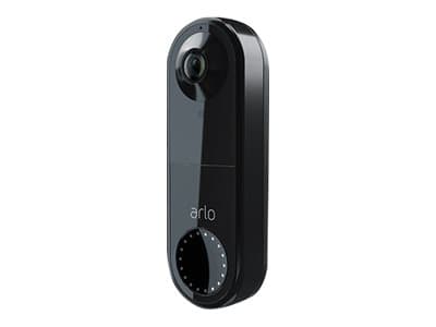 Arlo Video Doorbell - Videointerntelefonssystem - trådløs - Wi-Fi - 1 kamera(er) - svart