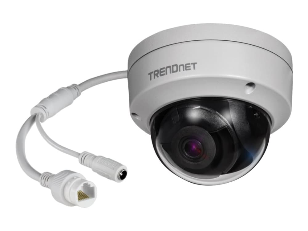 TRENDnet TV IP1319PI - Nettverksovervåkingskamera - kuppel - utendørs, innendørs - hærverks- / værbestandig - farge (Dag og natt) - 8 MP - 3840 x 216