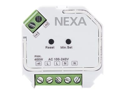 Nexa ZV-9101 - Dimmer - trådløs - Z-Wave Plus - 868.42 MHz Hvit