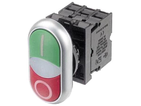 Eaton M22-DDL-GR-X1/X0/K11/230-W, Knapp, Multifärg, Plast, IP66