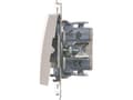 Miniatyrbilde 5 av 5: Kontakt-Simon DZW1K.01/11, Plast, Hvit, IP20, 250 V, 10 A, 75 mm