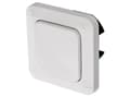 Miniatyrbilde 4 av 5: Brennenstuhl BrematicPRO Funk-Einbauwandschalter Unterputz UPWS 868 01 W1000, Knapper, Trådløs, Hvit, IP20, 868.3 MHz, 100 m, 80 mm