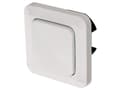 Miniatyrbilde 1 av 5: Brennenstuhl BrematicPRO Funk-Einbauwandschalter Unterputz UPWS 868 01 W1000, Knapper, Trådløs, Hvit, IP20, 868.3 MHz, 100 m, 80 mm