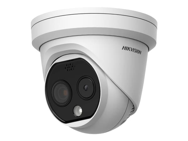 Hikvision DeepinView Lämpötilavalvontakamera DS-2TD1217B-6/PA(B) - Lämpötilavalvontakamera - sisätiloissa - väri (päivä/yö) - 2688 x 1520 (optinen)/1 Valkoinen