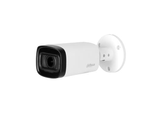 Dahua HD-CVI cilindrine kamera 5MP su LXIR pašvietimu iki 60m., 2.7-12mm 98°~34°, IP67, su mikrofonu