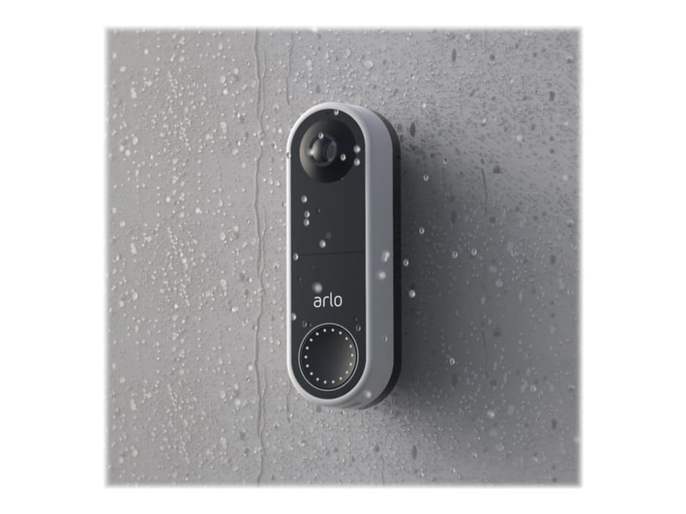 Arlo Video Doorbell Wire-Free - Videointerntelefonssystem - trådløs - Wi-Fi - 1 kamera(er) - hvit