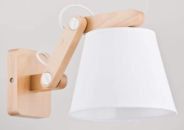 Alfa Joga White R vegglampe, 1-pære 23970 Alfa