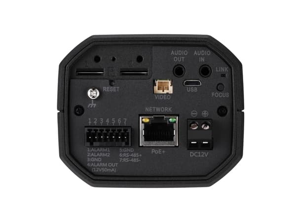 Hanwha Vision XNB-9002 - Nätverksövervakningskamera - panorering / lutning - låda - färg (Dag&Natt) - 3840 x 2160 - C-/CS-fäste - automatisk iris - f