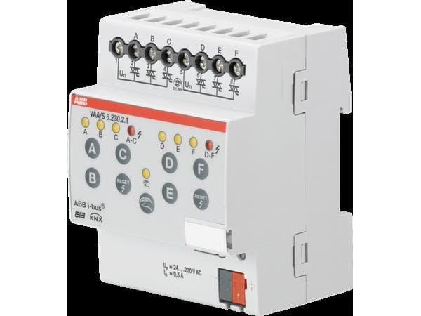 ABB VAA/S6.230.2.1, IP20, Grå, 24 - 230 V, 0,16 A, 72 mm, 64,5 mm