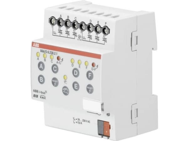 ABB VAA/S6.230.2.1, IP20, Grå, 24 - 230 V, 0,16 A, 72 mm, 64,5 mm