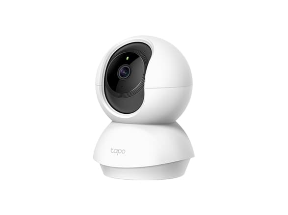 TP-Link Tapo TC70, IP-säkerhetskamera, inomhus, Trådlös, Innertak/vägg, Vit, Sfärisk