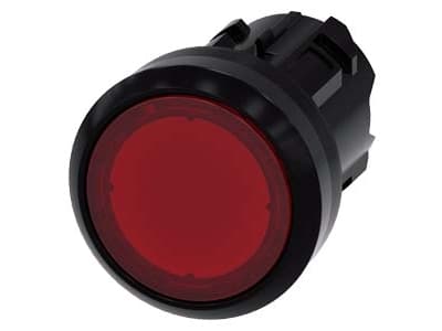 Siemens 3SU1001-0AA20-0AA0, Plastikk, IP66, IP67, IP69, IP69K, Svart, Rød, 2,95 cm, 35,3 mm, 40 mm