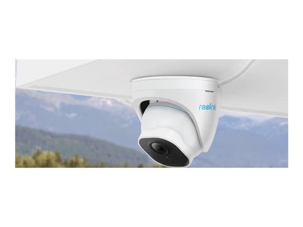Reolink RLC-520A - Nettverksovervåkingskamera - lite tårn - utendørs - værbestandig - farge (Dag og natt) - 5 MP - 2560 x 1920 - fastfokal - lyd - LA Hvit