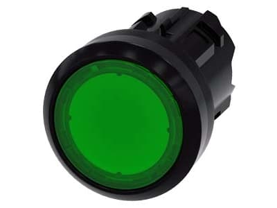 Siemens 3SU1001-0AA40-0AA0, Plastikk, IP66, IP67, IP69, IP69K, Svart, Grønn, 2,95 cm, 35,3 mm, 30 mm