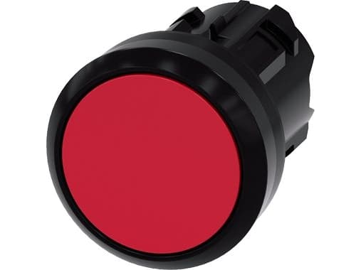 Siemens 3SU10000AB200AA0, Plast, IP66, IP67, IP69, IP69K, Sort, Rød, 2,2 cm, 29,5 mm, 29,5 mm
