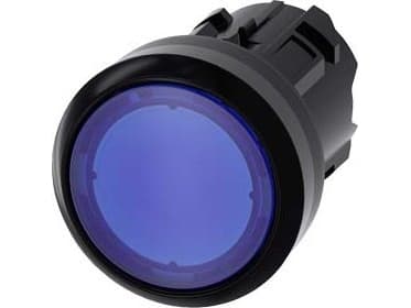 Siemens 3SU10010AB500AA0, Plast, IP66, IP67, IP69, IP69K, Sort, Blå, 2,2 cm, 29,5 mm, 29,5 mm