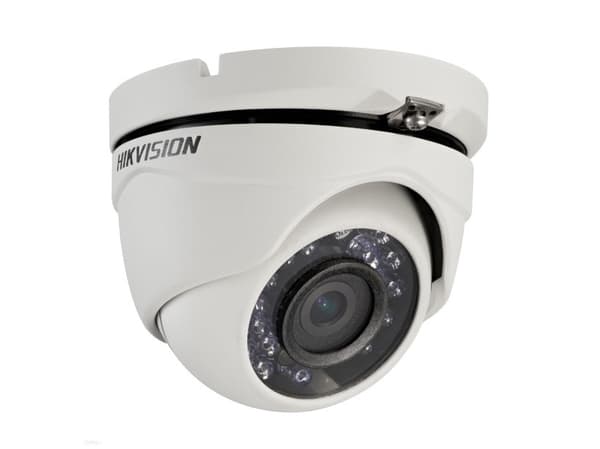 Hikvision HD1080P IR Turret Camera DS-2CE56D0T-IRMF - Overvåkingskamera - kuppel - utendørs - værbestandig - farge (Dag og natt) - 2 MP - 1080p - M12