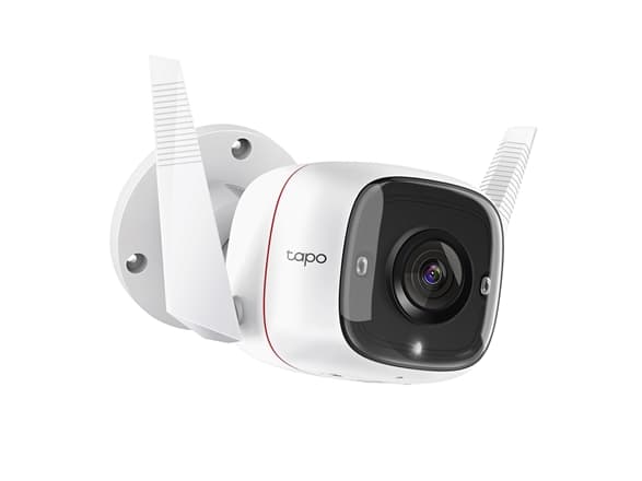 Tapo C310 - Nettverksovervåkingskamera - utendørs - støvsikker / værsikker - farge (Dag og natt) - 3 MP - 2304 x 1296 - 2304p - fastfokal - lyd - trå