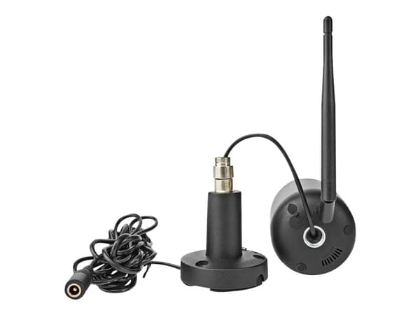 Nedis WIFICO40CBK - Nätverksövervakningskamera - utomhusbruk - vattenfast - färg (Dag&Natt) - 1920 x 1080 - 1080p - ljud - trådlös - Wi-Fi - DC 12 V