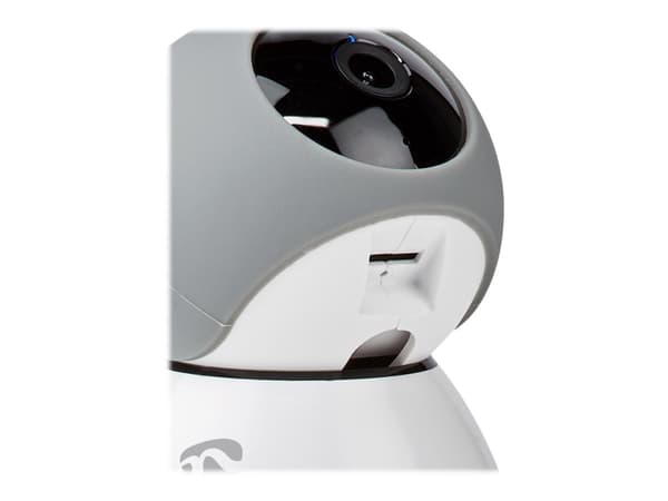 Nedis SmartLife WIFICI30CGY - Nätverksövervakningskamera - inomhusbruk - färg (Dag&Natt) - 2 MP - 1920 x 1080 - 1080p - fast lins - ljud - trådlös -
