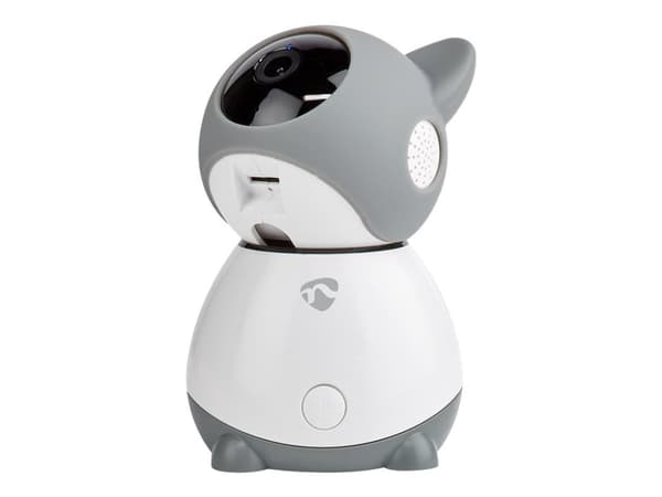 Nedis SmartLife WIFICI30CGY - Nätverksövervakningskamera - inomhusbruk - färg (Dag&Natt) - 2 MP - 1920 x 1080 - 1080p - fast lins - ljud - trådlös -