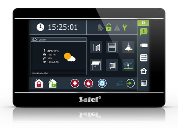 Satel INT-TSI-B, Svart, Kabel, 12 V, -10 - 55 ° C, 0 - 93%, 196 mm