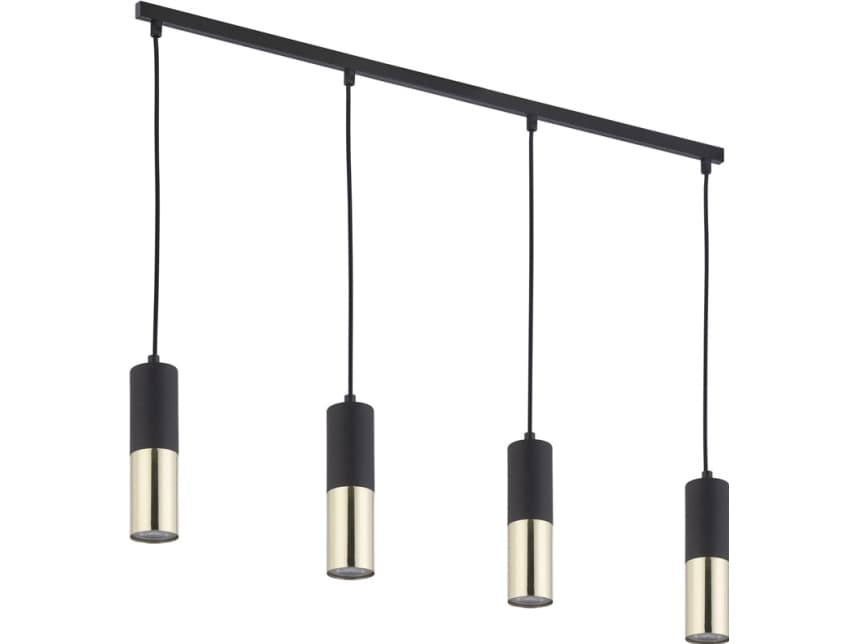 Tk_Lighting Pendant Lamp Elit Black 4367 4X10w Gu10