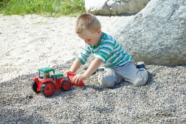 Lena TRUXX 04417, Traktor, 2 År, Plast, Svart, Grön, Grå, Röd