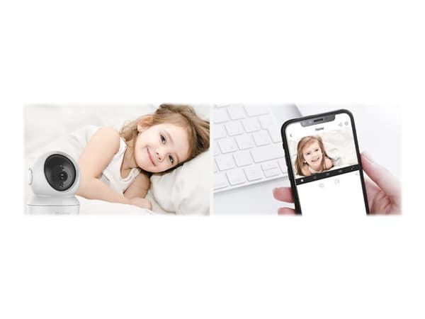 EZVIZ C6N 4MP - Nätverksövervakningskamera - panorering / lutning - färg (Dag&Natt) - 4 MP - 2560 x 1440 - 1080p - M12-montering - fast lins - ljud -