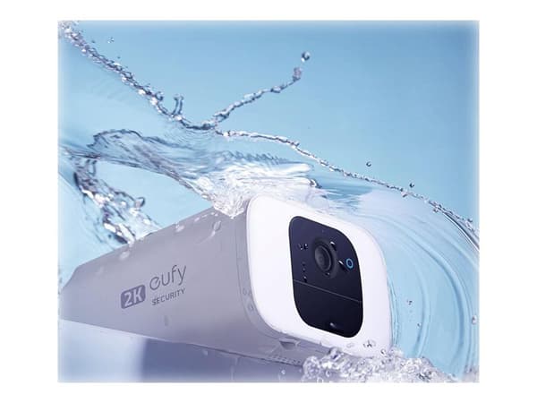 Eufy SoloCam S40 - Nätverksövervakningskamera - utomhusbruk - väderbeständig - färg (Dag&Natt) - 2304 x 1296 - 2K - ljud - trådlös - Wi-Fi - H.264, H