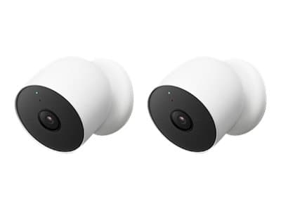 Google Nest Cam - Nettverksovervåkingskamera - utendørs, innendørs - værbestandig - farge (Dag og natt) - 2 MP - 1920 x 1080 - 1080p - lyd - trådløs