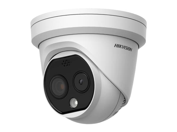 Hikvision HeatPro Series DS-2TD1228-7/QA - Termisk/nätverksövervakningskamera - torn - färg (Dag&Natt) - 2688 x 1520 (optical) / 256 x 192 (thermal)