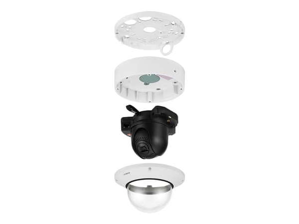 Hanwha Vision WiseNet X XND-6081RV - Nätverksövervakningskamera - kupol - färg (Dag&Natt) - 2 MP - 1920 x 1080 - automatisk iris - motoriserad - ljud