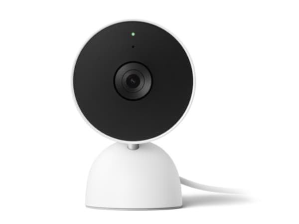 Google Nest Cam - Nettverksovervåkingskamera - innendørs - farge (Dag og natt) - 2 MP - 1920 x 1080 - 1080p - lyd - trådløs - Wi-Fi - H.264