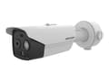 Miniatyrbild 1 av 3: Hikvision HeatPro Series DS-2TD2628-10/QA - Termisk/nätverksövervakningskamera - kula - färg (Dag&Natt) - 2688 x 1520 (optical) / 256 x 192 (thermal)