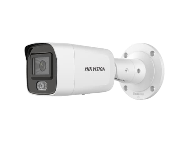 Hikvision Digital Technology DS-2CD3047G2-LS, IP-sikkerhetskamera, Utendørs, Koblet med ledninger (ikke trådløs), Tak/Vegg, Hvit, Kuppel