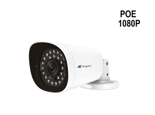 Övervakningskamera Utomhus, POE, WDR, Full HD, människolarm, Rörelselarm, 105, microSD, Asgari 1080POE, IP66